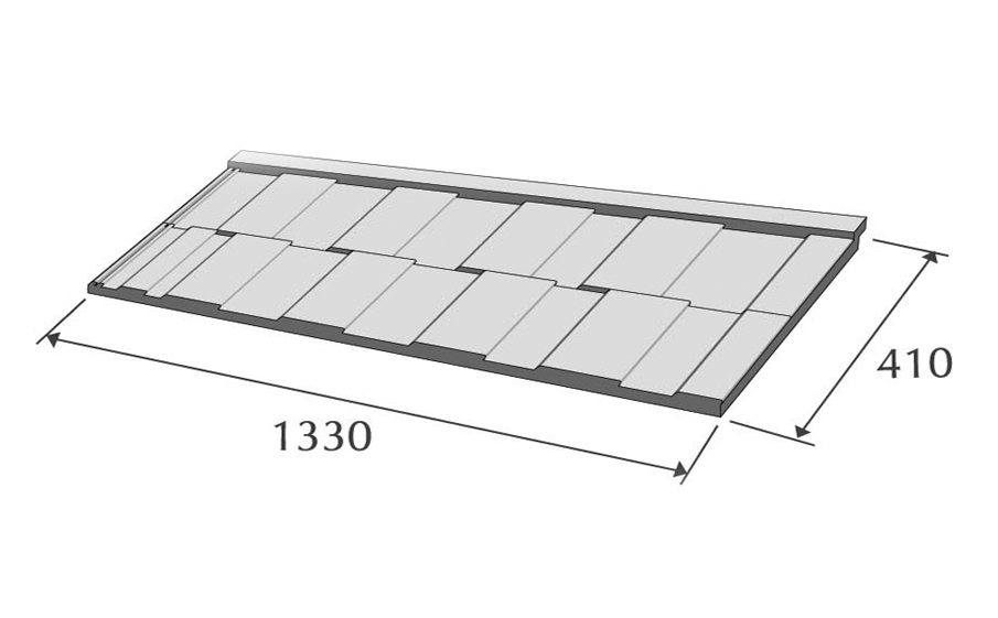 Композитная черепица рядовая Metrotile Viksen Brown