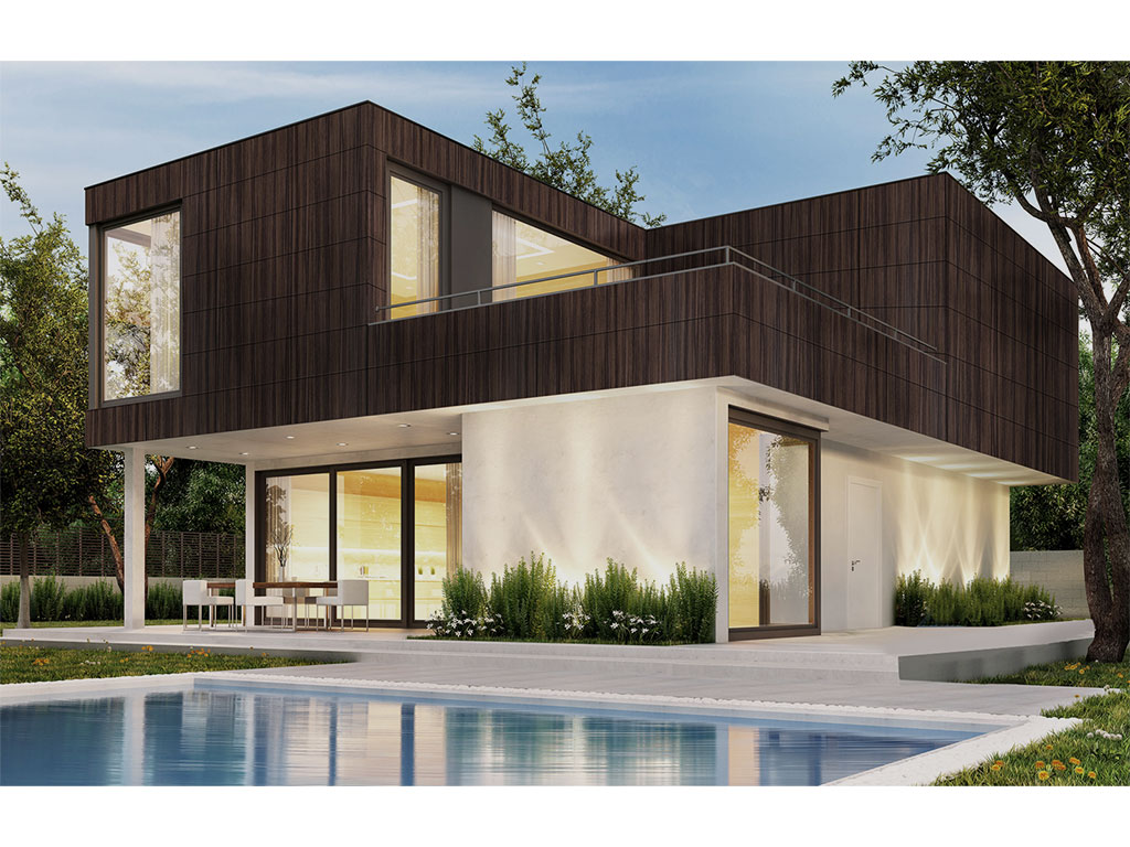 HPL-панель Greenlam Woods SUD 9103 Smoldered Wood двухсторонняя, 3050*1300*6 мм