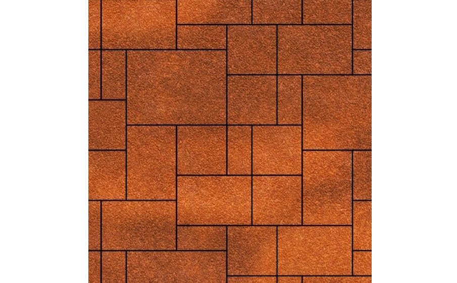 Плитка тротуарная SteinRus Инсбрук Альпен Б.7.Псм.6 Native, ColorMix Брук, толщина 60 мм