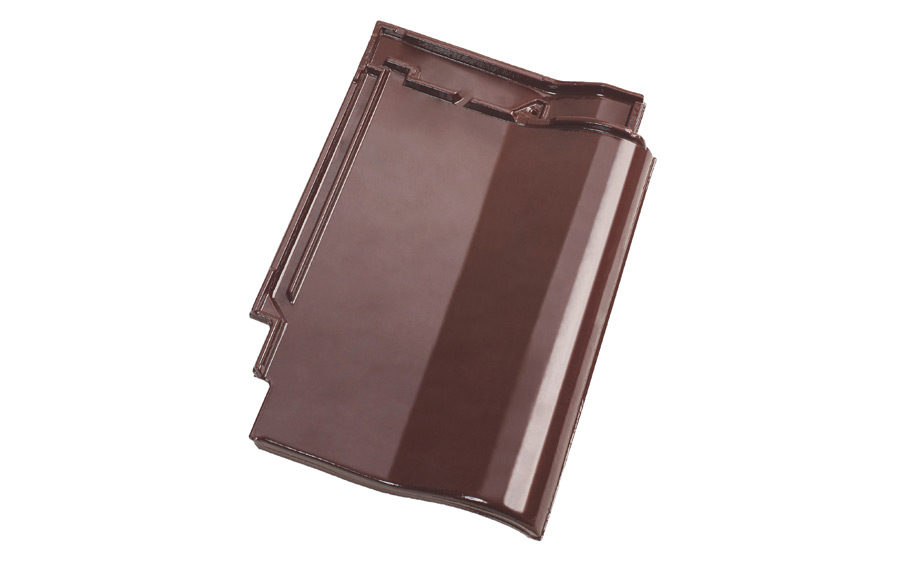 Керамическая черепица рядовая Koramic Alegra 9 Chestnut Noble Engobe