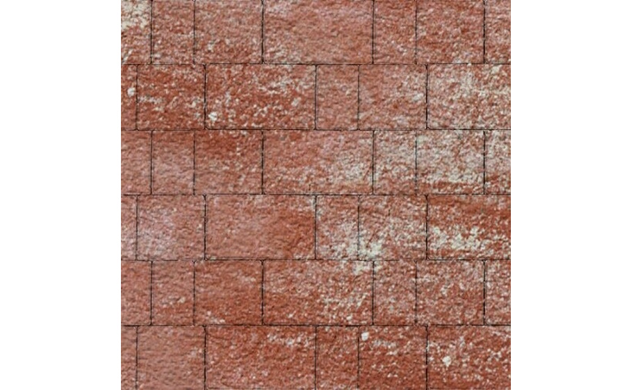 Плитка тротуарная SteinRus Новый город Б.7.Фсм.6, Old-age, ColorMix Порто, толщина 60 мм