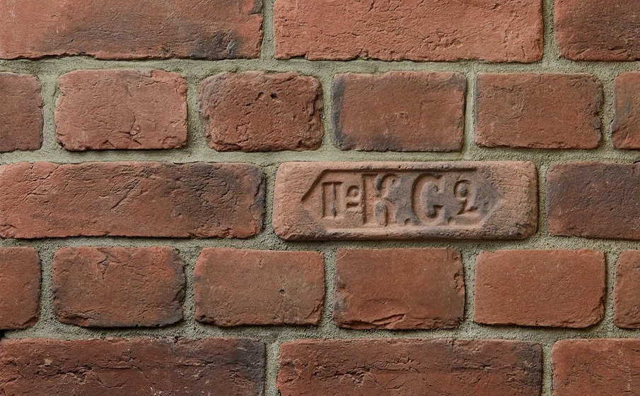 Декоративный кирпич Балтфасад Старый кирпич 1052, комплект ложок и тычок