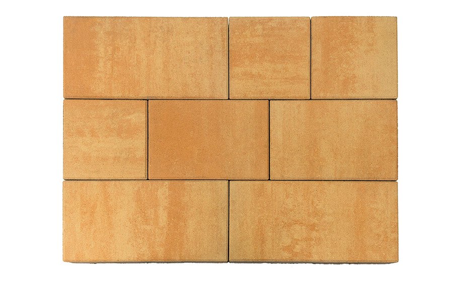 Плитка тротуарная BRAER Триада Color Mix Плато, толщина 60 мм