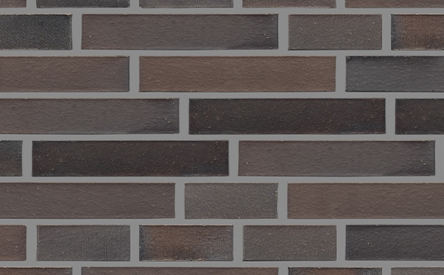 Кирпич клинкерный Westerwaelder Klinker Nr 33A Schwarz-braun, 290*90*40 мм