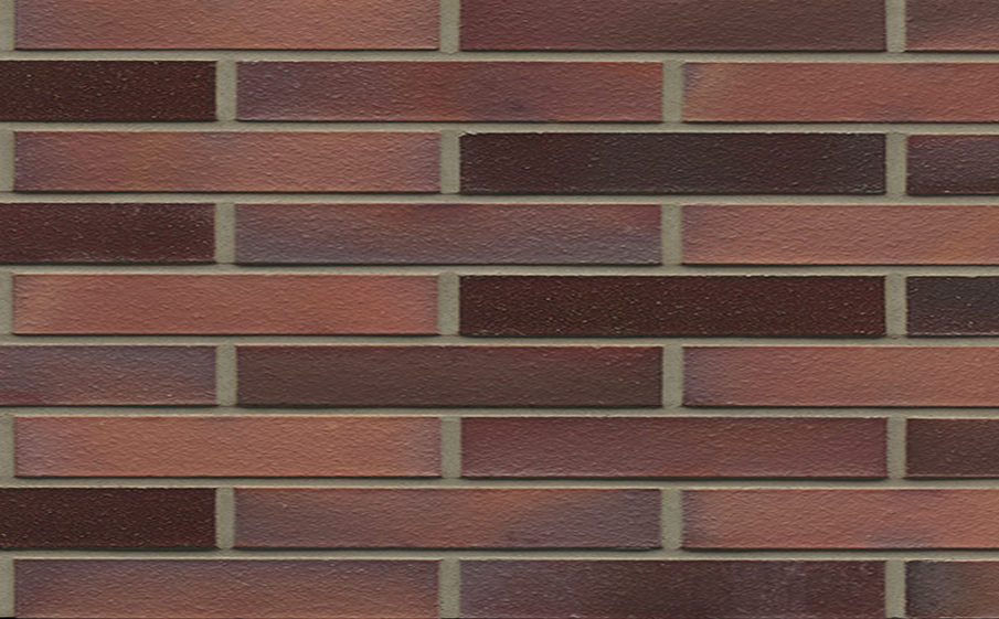 Кирпич клинкерный Westerwaelder Klinker Nr 04 EG Rotbraun-bunt Edelglanz, 290*60*40 мм