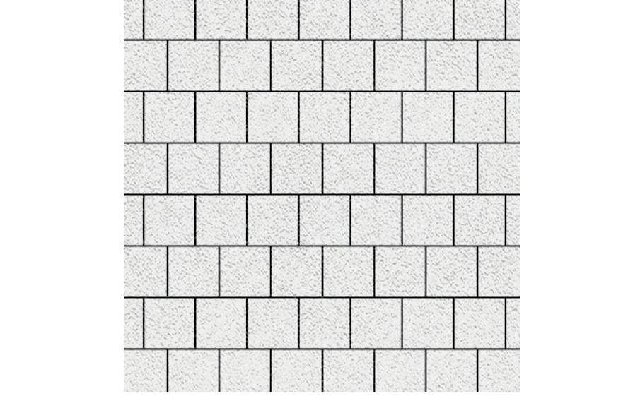 Плитка тротуарная SteinRus Квадрат малый Б.2.К.6, Native, белый, 100*100*60 мм