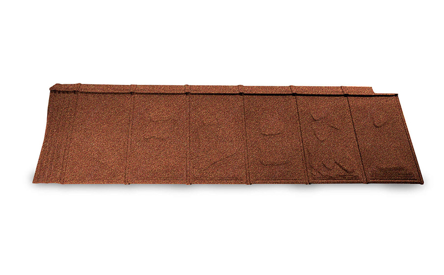 Композитная черепица рядовая Metrotile ISlate Terracotta