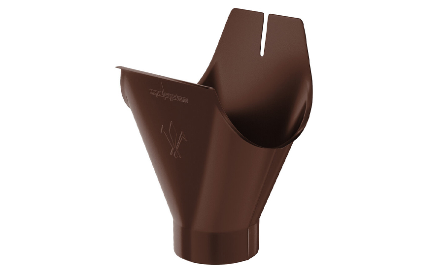 Воронка желоба Aquasystem PURAL RAL 8017 для системы D 150/100