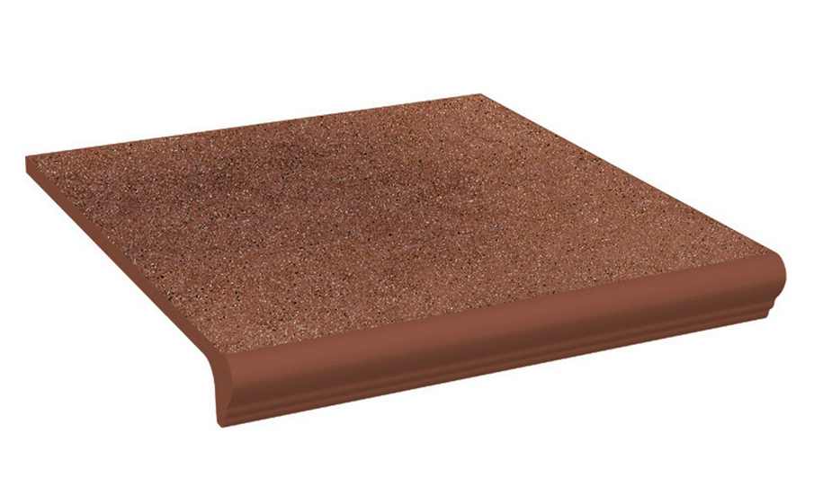 Клинкерная ступень с капиносом Paradyz Taurus Brown, 330*300*11 мм