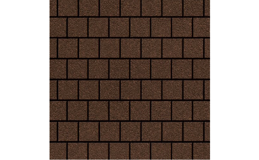 Плитка тротуарная SteinRus Армор В.2.К.8, Native, коричневый, 100*100*100 мм