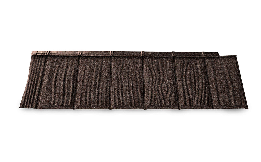 Композитная черепица рядовая Metrotile IShake Brown