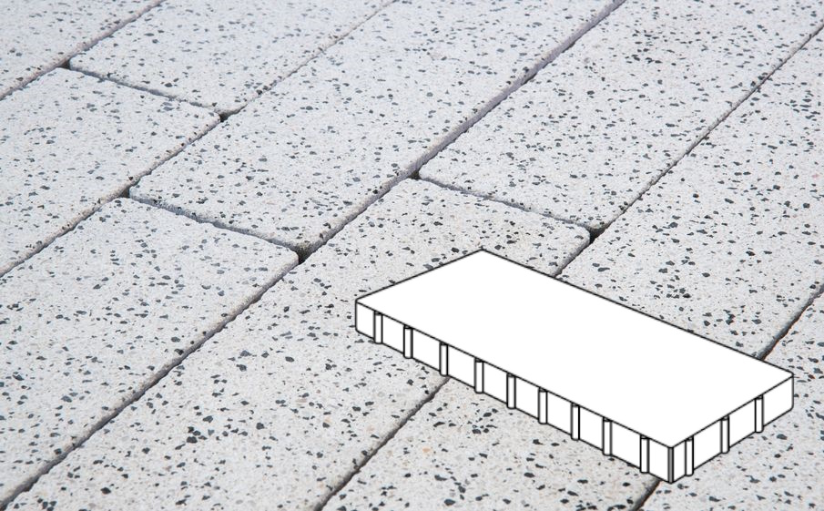Плитка тротуарная Готика, Granite FINERRO, Плита Б.9.П.8, Покостовский, 900*300*80 мм