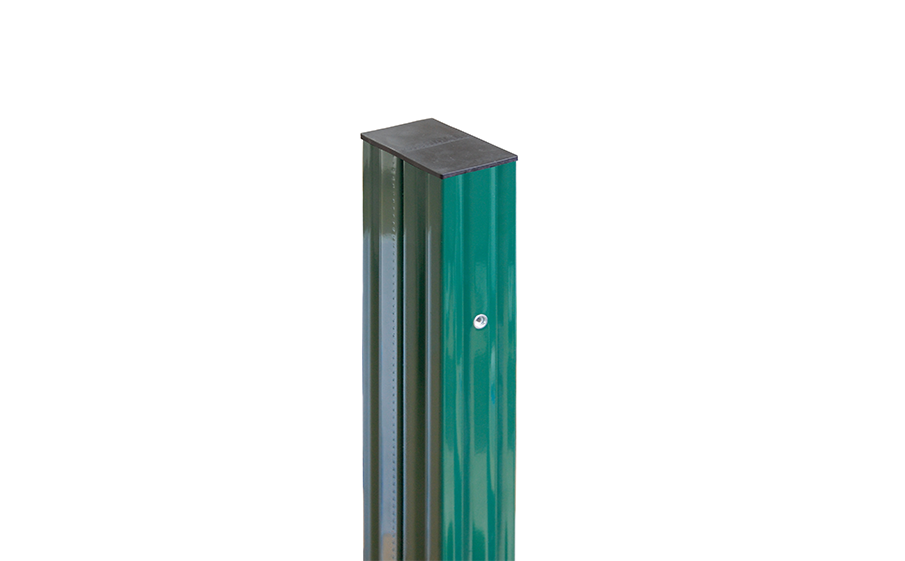 Столб Grand Line RAL 6005, 90*55*5000 мм с резьбовыми втулками
