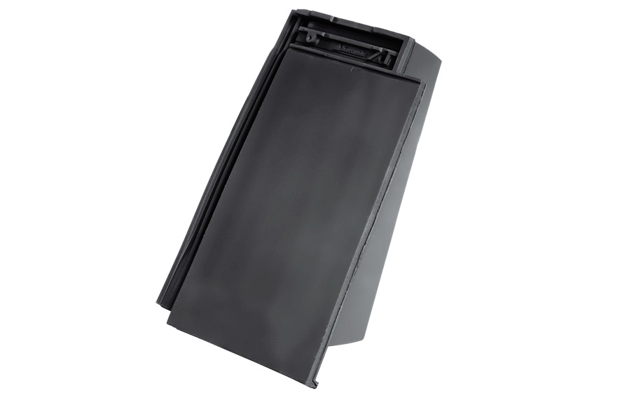 Керамическая черепица боковая правая Koramic Orea 9 anthracite matt engobe