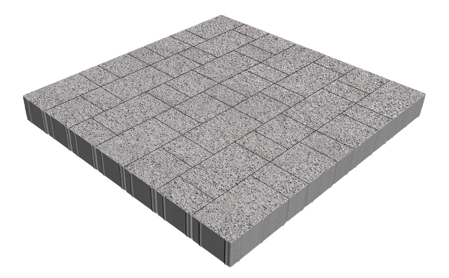 Плитка тротуарная SteinRus Новый город Рид В.8.Псм.8, Backwash, Каспий, толщина 80 мм