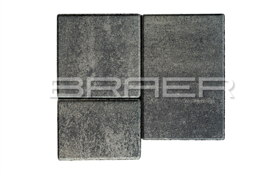 Плитка тротуарная BRAER Старый город Венусбергер Color Mix Вечер