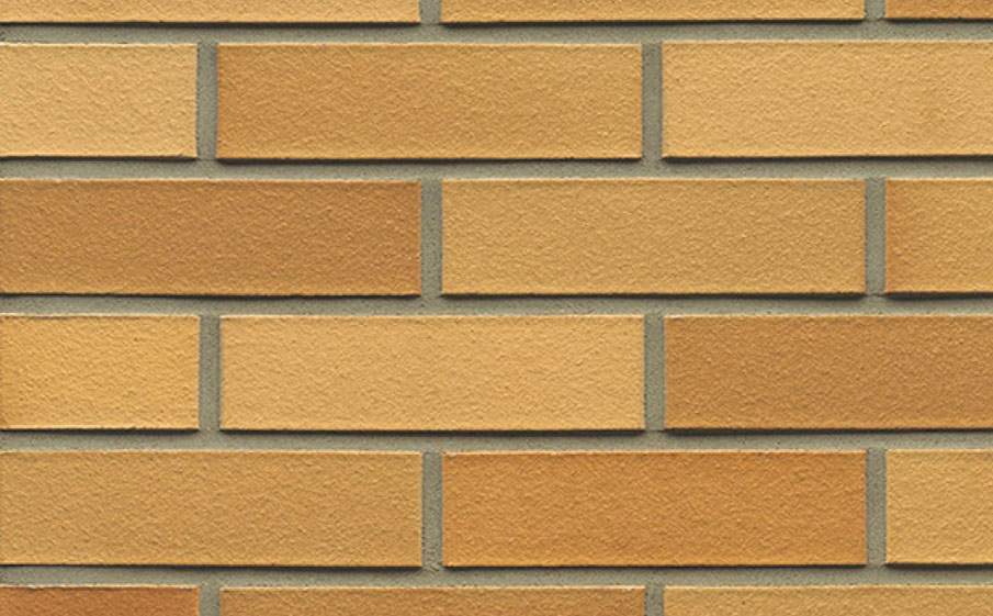 Кирпич клинкерный Westerwaelder Klinker Nr 01EG Niederlausitzer Gelb Edelglanz, 250*120*65 мм