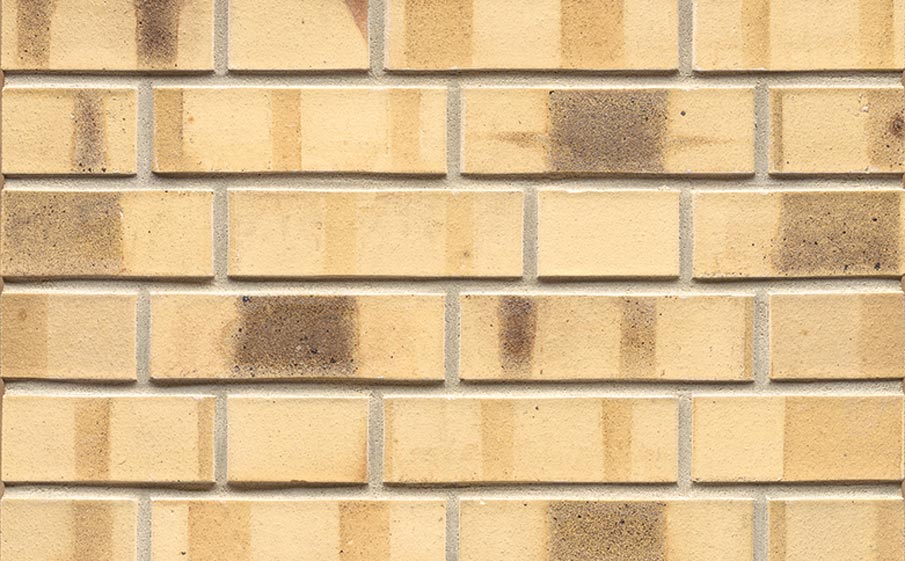 Кирпич клинкерный Westerwaelder Klinker Nr 35KS Creme nuanciert Kohle Spezial, 240*115*71 мм