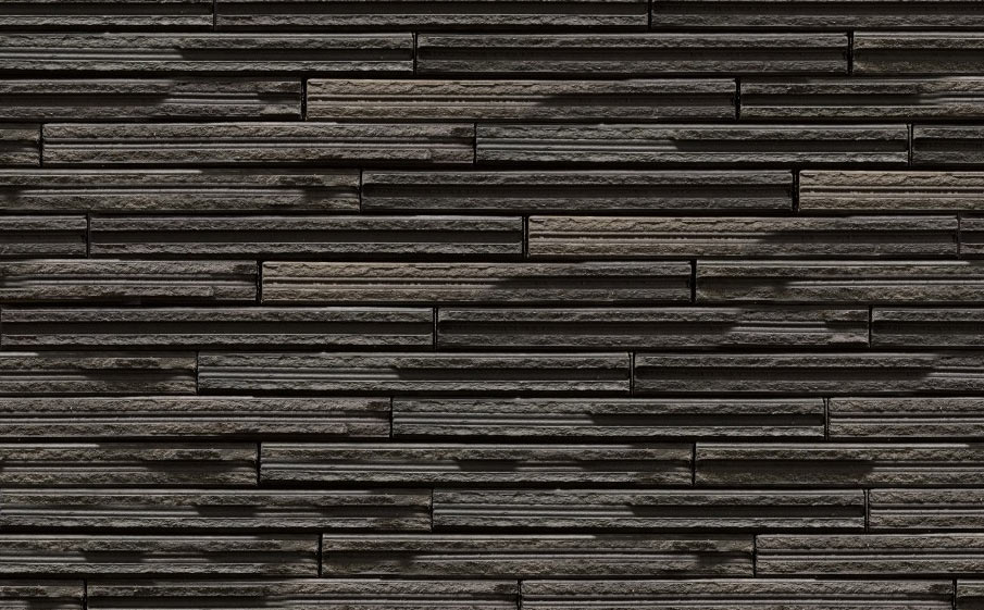 Кирпич ригельный Terca Cassia Zwart Grafiet, 400*95*48 мм