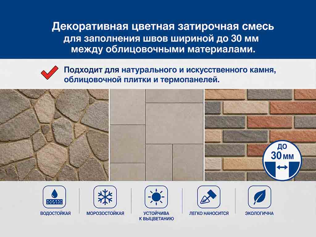 Затирка для швов Perel NFS PRO 0550 коричневая, 25 кг