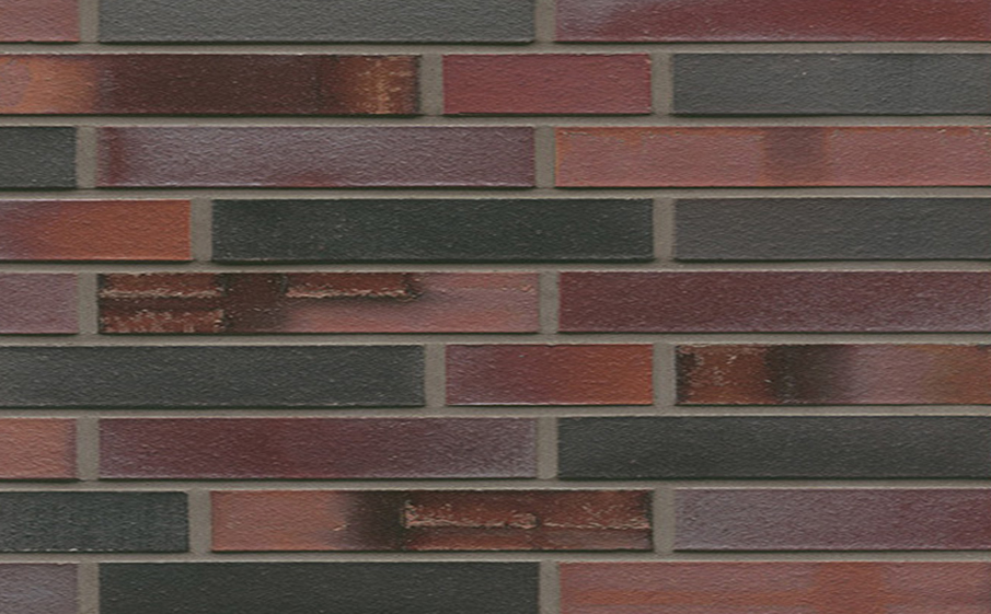 Кирпич клинкерный Westerwaelder Klinker Nr 29S Schwarzblau-bunt Spezial, 290*60*40 мм
