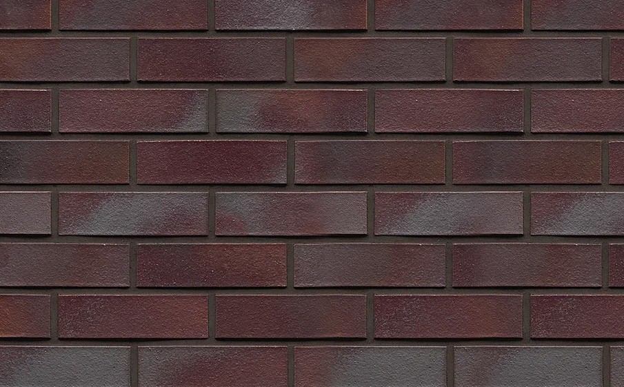 Кирпич клинкерный Westerwaelder Klinker WK 810, Violettblau geflammt, 240*55*71 мм