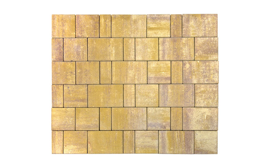 Плитка тротуарная BRAER Старый город Ландхаус Color Mix Степь, толщина 80 мм