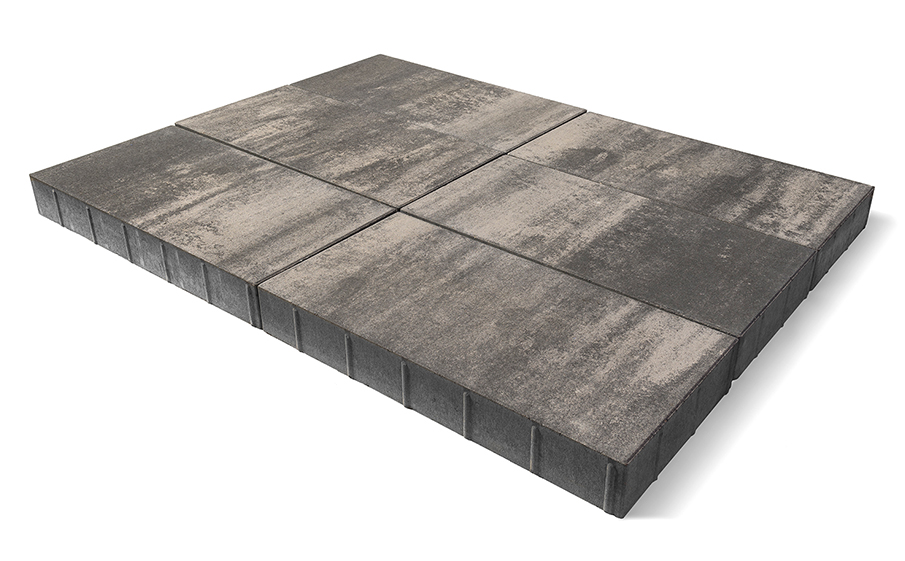 Плитка тротуарная BRAER Сити Color Mix Ночь, 300*300*80 мм