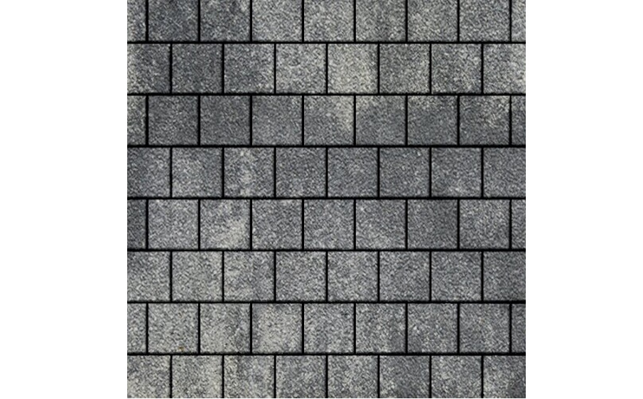 Плитка тротуарная SteinRus Армор В.2.К.8, Native, ColorMix Актау, 100*100*100 мм