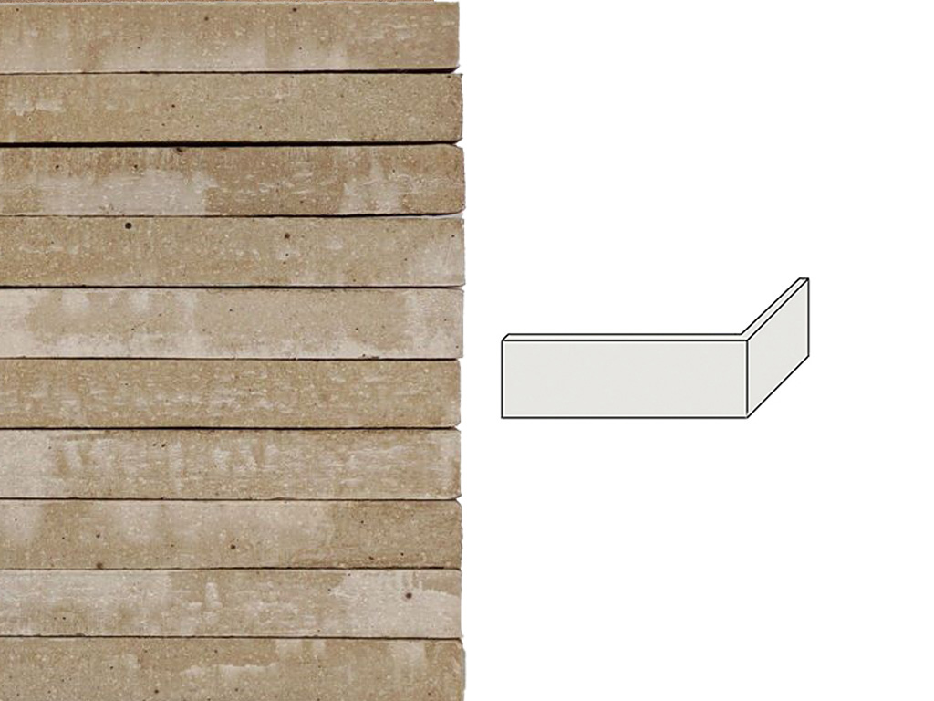 Кирпич угловой ригельный S.Anselmo Corso VTB Terra Aqua, 450/100*50*40 мм