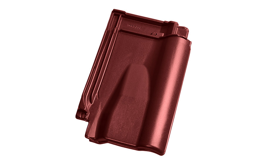 Керамическая черепица вентиляционная TONDACH Samba 11 (Sensaton 11), Red glazed