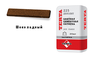 Затирка для швов TERTA Деколит шоколадная, 25 кг