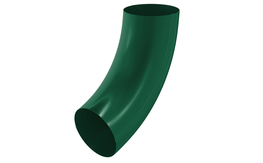 Колено трубы Aquasystem PURAL RAL 6005 для системы D 125/90