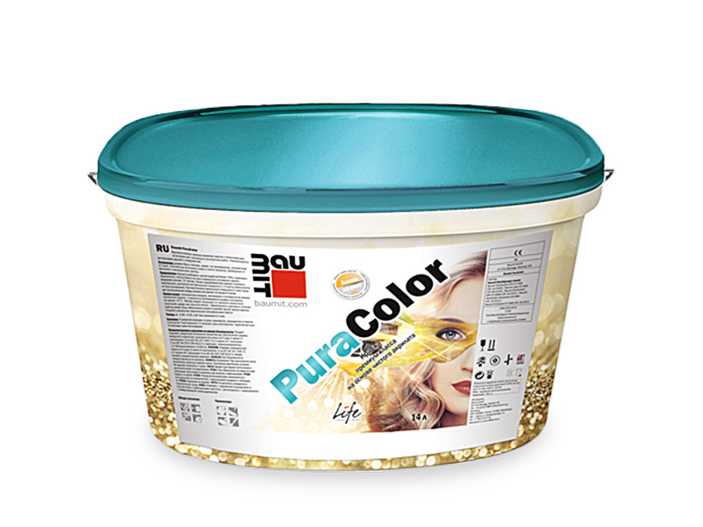 Фасадная акрилатная краска Baumit PuraColor, база, 14 л