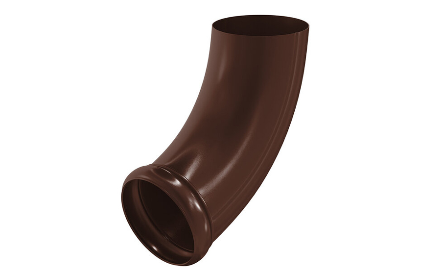 Отвод трубы декорированный Aquasystem PURAL RAL 8017 для системы D 125/90