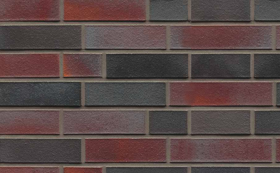 Кирпич клинкерный Muhr 25 Violettschwarz гладкий, Spar NF, 240*55*71 мм