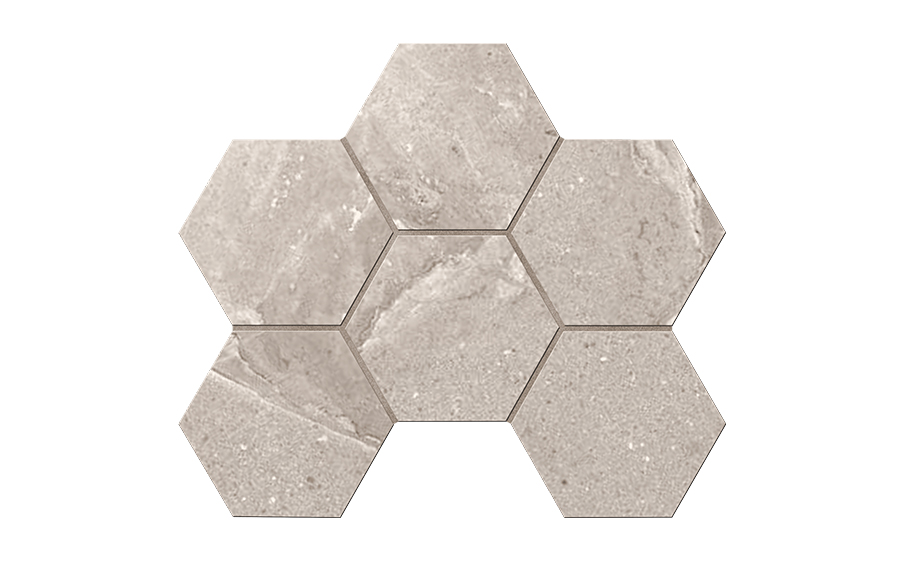 Мозаика Гексагон/Hexagon Ametis Кайлас/Kailas KA03, неполированный, 285*250*10 мм