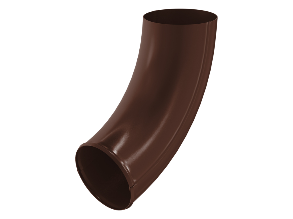 Отвод трубы Aquasystem PE dRain RAL 8017 D 90 мм