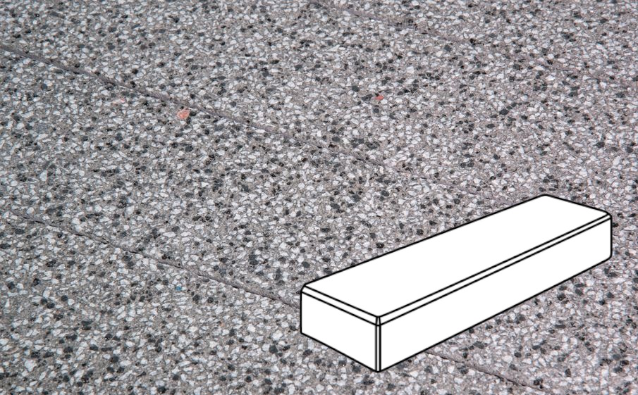 Плитка тротуарная Готика, Granite FINERRO, Паркет Б.3.П.6, Белла Уайт, 300*100*60 мм