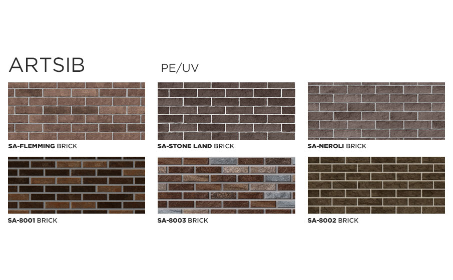 Алюминиевая композитная панель SIBALUX SBL A2 ARTSIB BRICK