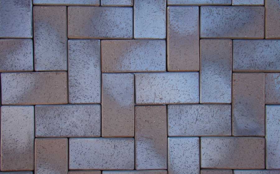Клинкерная брусчатка ABC Lubeck braun-blau-geflammt, 200х100х45 мм