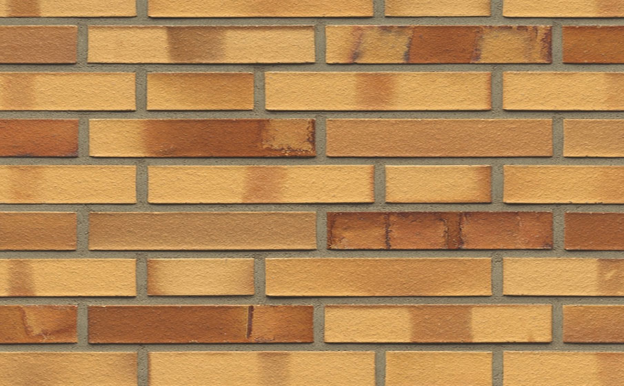 Кирпич клинкерный Westerwaelder Klinker Nr 01S Niederlausitzer Gelb Spezial, 240*90*40 мм