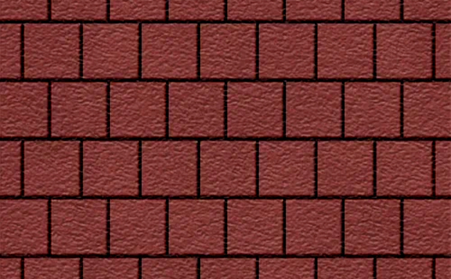 Плитка тротуарная SteinRus Армор В.2.К.8, Old-age, красный, 100*100*80 мм