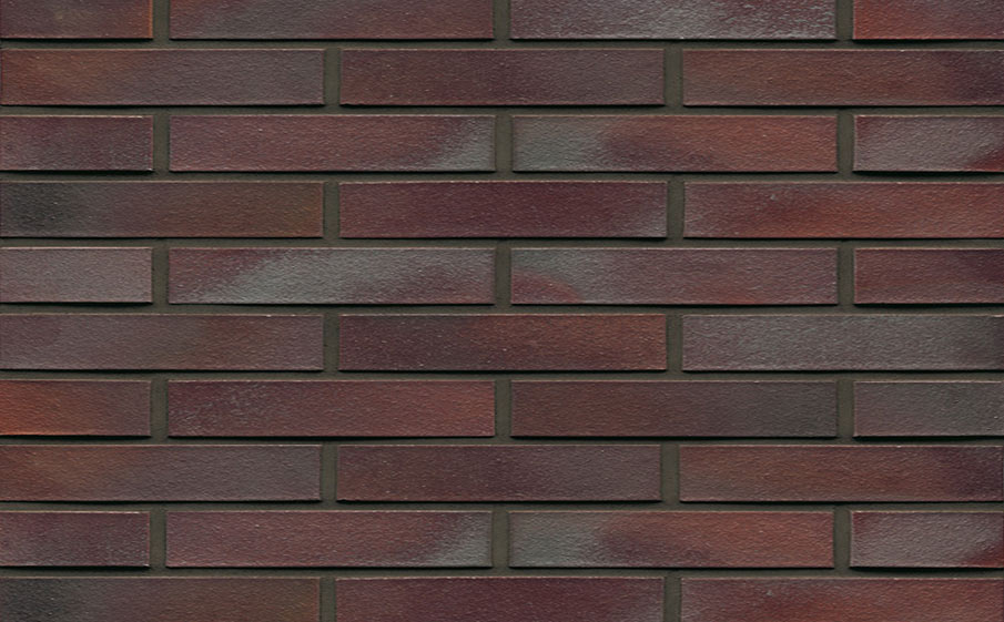 Кирпич клинкерный Muhr 10 Violettblau geflammt гладкий, 240*90*40 мм