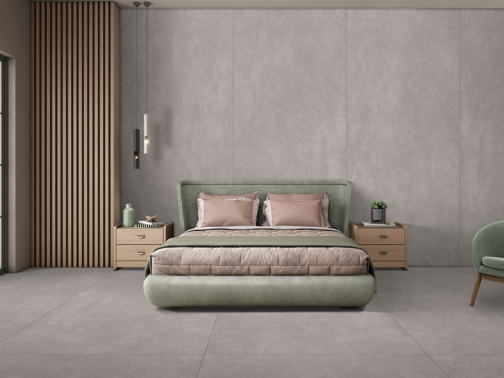Керамогранит ENNFACE Concrete Nero Matt, 2800*1200*6 мм