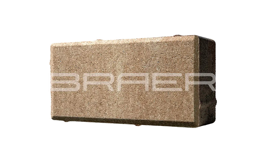 Плитка тротуарная BRAER Прямоугольник Color Mix Миндаль, 200*100*60 мм