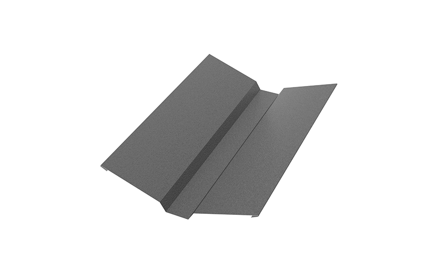 Ендова внешняя Aquasystem Rooftop Бархат RAL 7024, 2 м