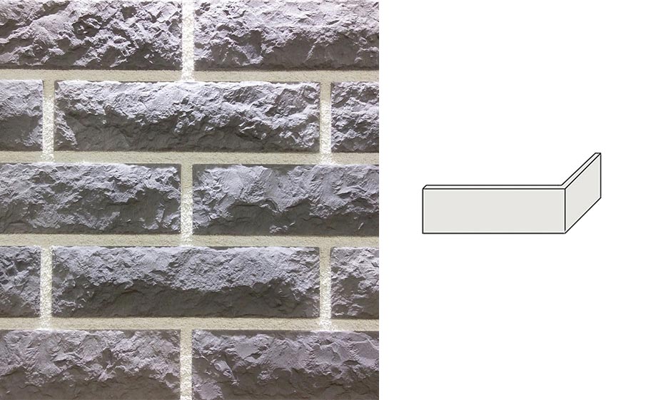 Облицовочный камень Redstone угловой элемент Marble ML-72/U, 225*70*79 мм