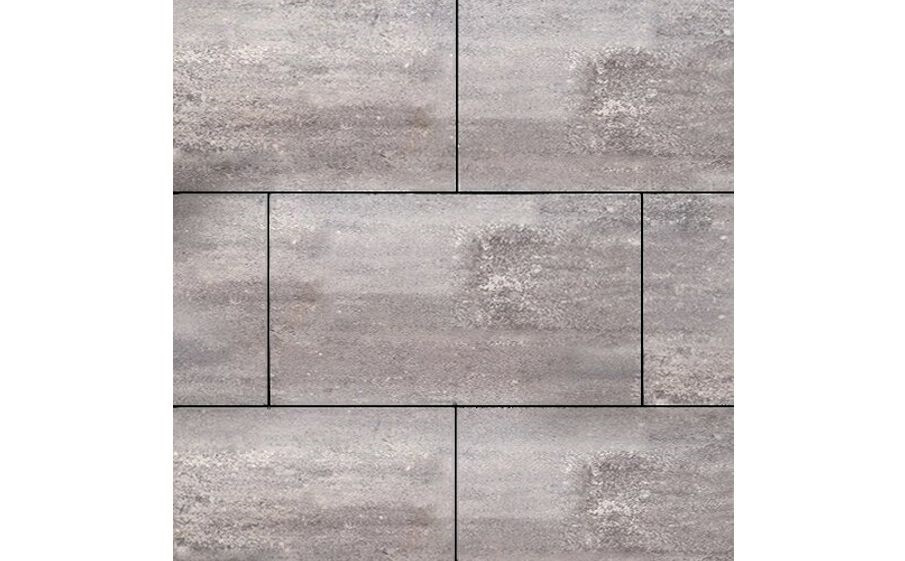 Плитка тротуарная SteinRus, Парк Плейс Б.3.П.6, гладкая, ColorMix Умбра, 600*300*60 мм