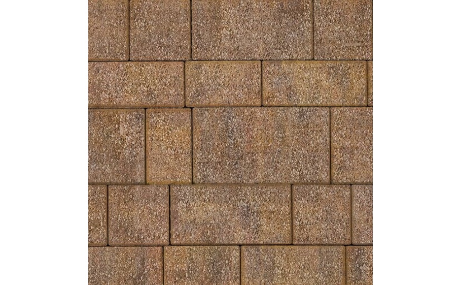 Плитка тротуарная SteinRus Инсбрук Тироль Б.4.Псм.6, Old-age, ColorMix Бромо, толщина 60 мм